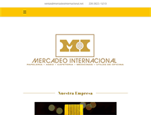 Tablet Screenshot of mercadeointernacional.net